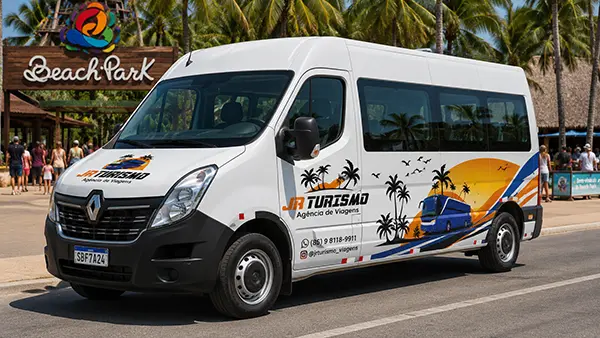 Van 20 lugares — Renault Master e Mercedes Sprinter
